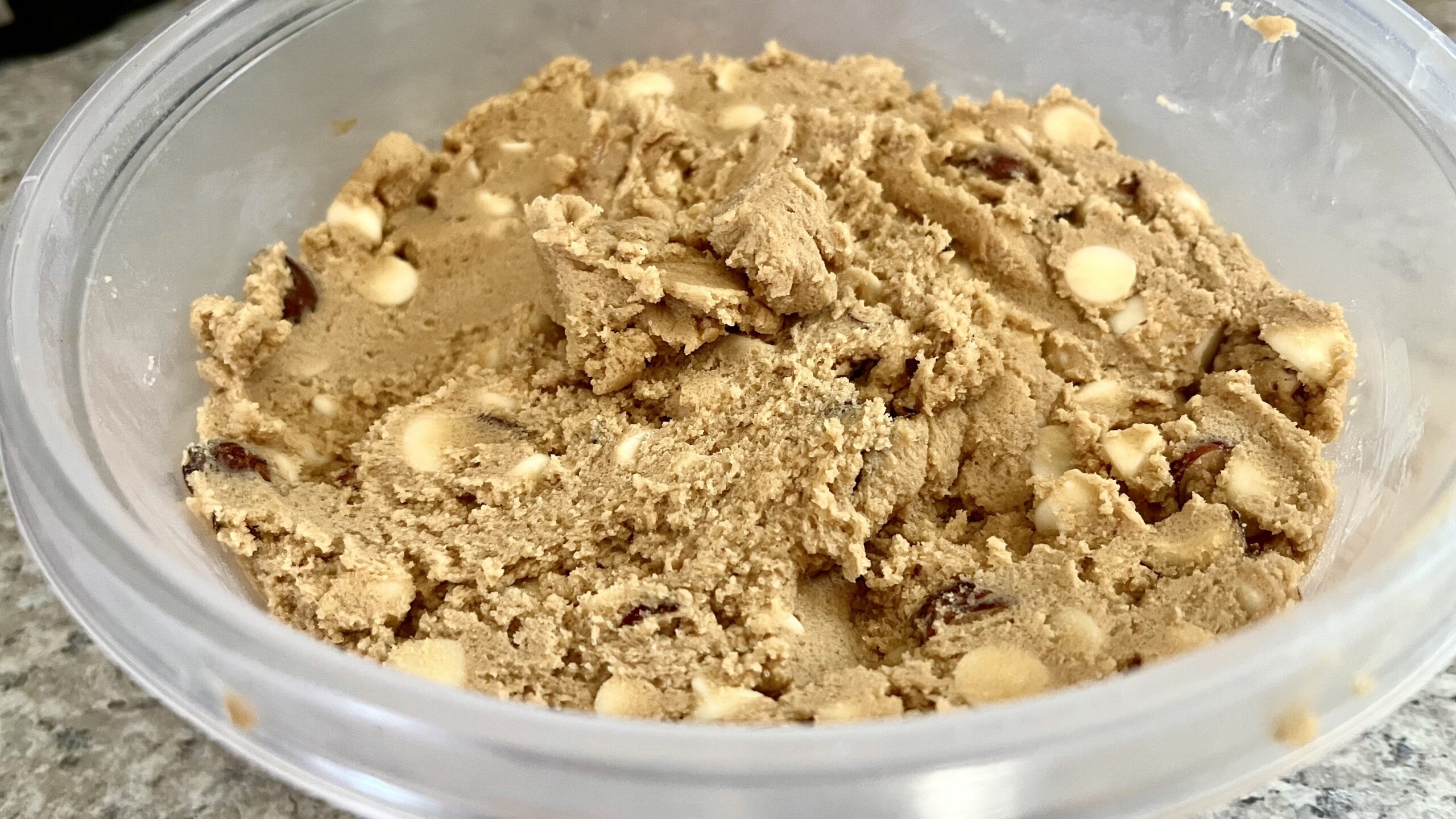 White chocolate chip hazelnut cookies