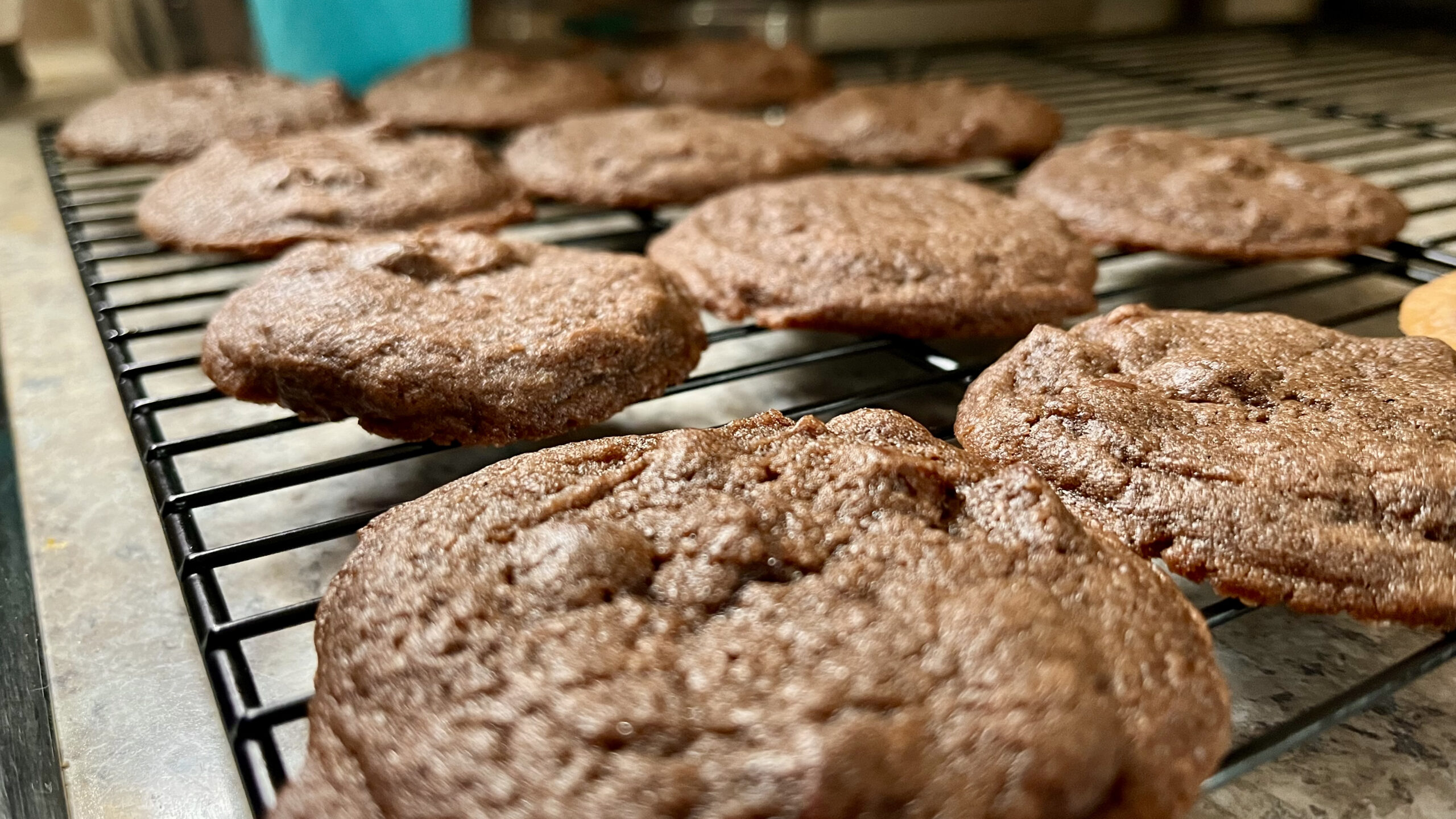 Double chocolate chip cookies